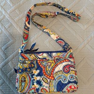 Vera Bradley Hipster Crossbody Bag in the Retired Marina Paisley Pattern
